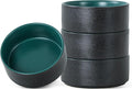 26 OZ Ceramic Cereal Bowls Set, 6 Inch, Set of 4, Modern Green | Handcrafted, Dishwasher & Microwave Safe, For Breakfast, Soups, Oatmeal, Ramen, Pho, Udon, Soba