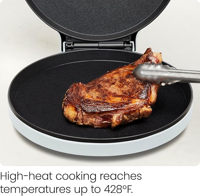 Chefman Everything Maker & Pizza Oven – 1440W Countertop Electric Pizza Maker with 12” Nonstick Cooking Plates, Plus Makes Quesadillas, Omelettes and More, with Indicator Lights and Vertical Storage