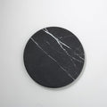 American Metalcraft MB14 Melamine Round Serving Board, Marble, Black, 14-Inch Diameter