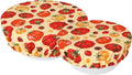 Now Designs Heirloom Tomatoes Bowl Covers Set of 2, DIA7.5in & DIA9.25in, Reusable