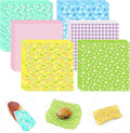 480Pcs Wax Paper Dry Waxed Deli Paper Sheets 12x12 inch Sandwich Wrap Paper Floral Parchment Sheets Basket Liner Food Paper Sheets for Carnival Mother's Day Home Kitchen Picnic Spring Summer Tea Party