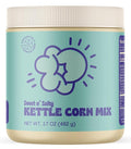 Popsmith Popcorn Kettle Corn Seasoning Mix - 17oz Jar - Sweet n Salty Popcorn Seasoning Powder - Vegan and Gluten-Free - Kettle Corn Popcorn Seasoning Made in USA