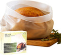Elkanah Reusable Silicone Turkey Bags for Roasting|Oven Bags|Brining|Cooking|Sous Vide|Seafood Boil|Bread Proofing|Baking Bags Extra Large Size Upto 30lbs | 100% Pure Platinum, 7 Gallon Bag, Reusable Turkey Bag, Baking Utensils