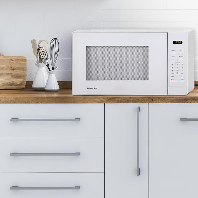 1.1 cu. ft. Countertop Microwave Oven in White