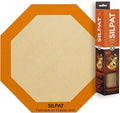 Silpat The Original Non-Stick Silicone Microwave Baking Mat, 10.25" Diameter Octagon