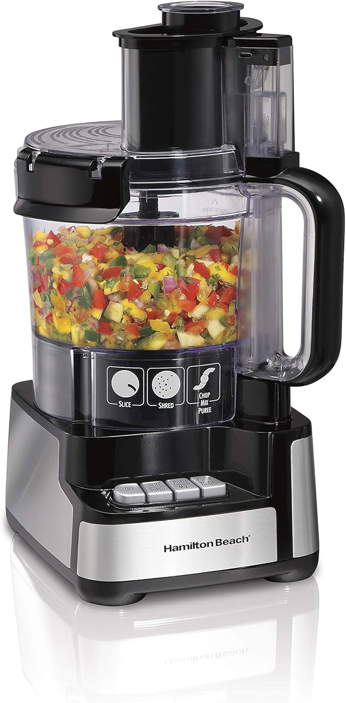 Hamilton Beach Stack & Snap Food Processor and Coffee Grinder Bundle