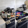 Decorative Electric Stove Top Covers, Heat Resistant Silicone Stove Cover Mat, Stove Top Protectors for Electric Flat Glass Stoves, Adds Extra Counter Space for Small Kitchens and Apartments