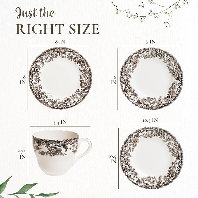 Spode Delamere 5-Piece Place Setting, Service for 1