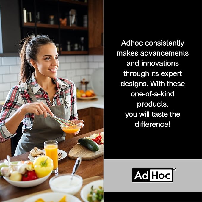 AdHoc Yono Salt Or Pepper Mill Dark - Manual Salt & Pepper Grinder with Ceramic Grinding Mechanisms - Modern Kitchen Accessory