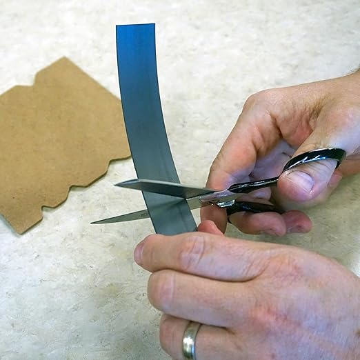 Master Magnetics Flexible Magnetic Strip - Plain with ID Groove on Weak Side - Heavy-Duty Strong Magnet Strips for Walls, Boards, Signs, and More - 0.60" Thick - 1" W - 100 Ft - 1 Roll