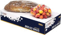 [Pack Of 700] Clear Bread Bags For Homemade Bead With Gusset 8" X 4" X 20" Inches – For Home or Commercial Food Storage