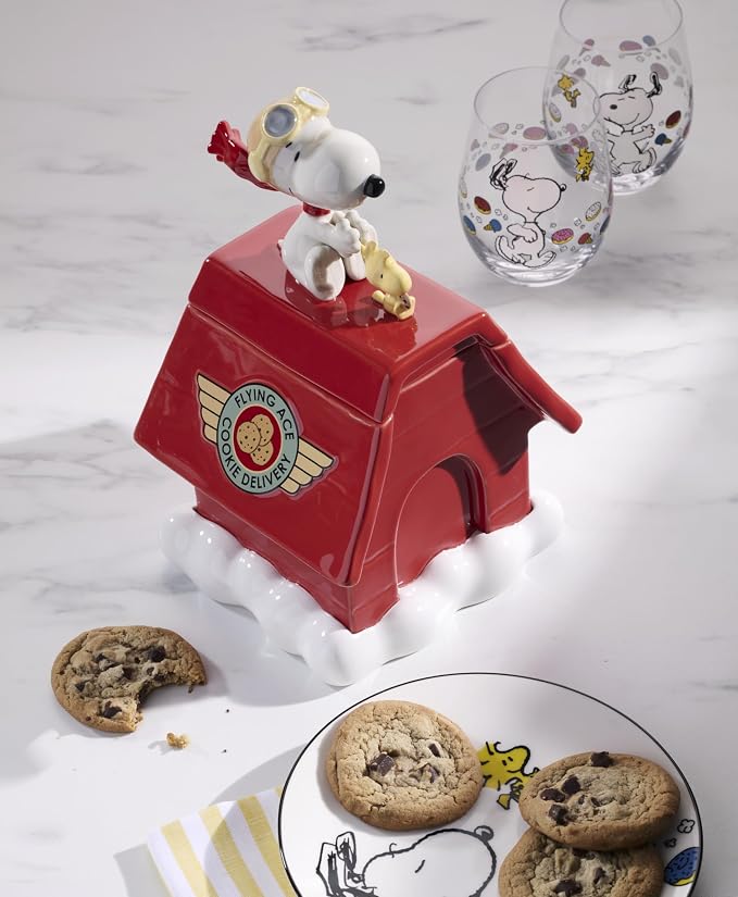 Lenox 897577 Chef Snoopy Figural Cookie Jar