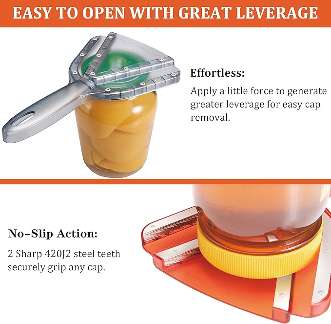 Uinxan Jar Opener for Weak Hand & Seniors with Arthritis,Easy Twist Off Bottle Caps,Patent | Unique Kitchen Gadgets,Handheld Lid Top Open for Elderly/Women/Men (Green)