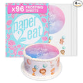 paper2eat Frosting Sheets Premium 8.5” x 11” - 96 count - White Edible Icing Sheets - Kosher Certified