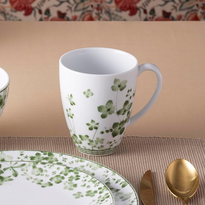 Noritake Bloomington Road Green 4-Piece Place Setting, Serving for 1