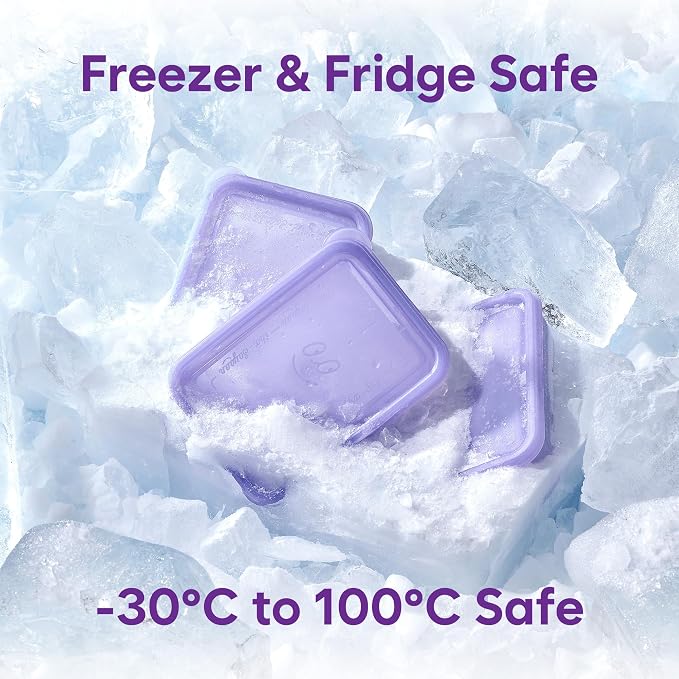 Freezer Containers for Food Storage 24pcs - Soup with Lids Safe - Twist Release - Flexible Frozen Design - BPA Free