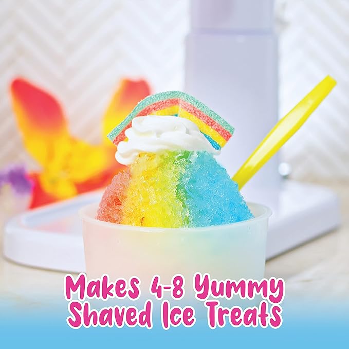 Hawaiian Shaved Ice Mango Syrup - Nut Soy Dairy Free - Flavor Fluffy & Crunchy Snow Cones - Shelf Stable - Makes 8 Servings - 16 ounces