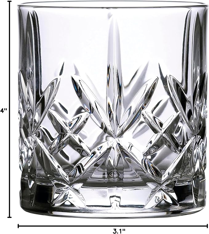 Marquis By Waterford Maxwell Tumblers Set of 4, 11 oz, Clear