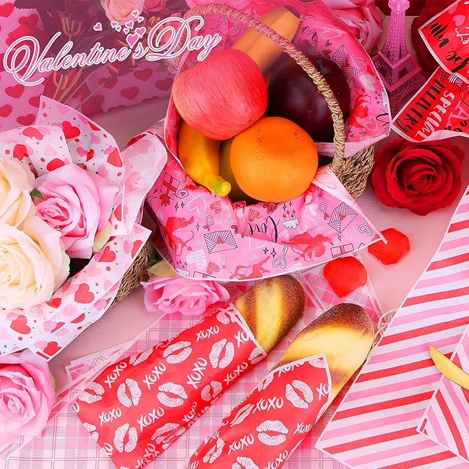 480Pcs Wax Paper Dry Waxed Deli Sheets 12x12in Sandwich Wrapper Decorative Parchment Sheet Food Basket Liner Greaseproof Paper Liners for Mothers Day Home Kitchen Carnival Wedding Birthday Party Favor