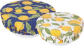 Now Designs Lemons Save It Reusable Cotton Bowl Covers 7.5 and 9.25 inch, Set of 2