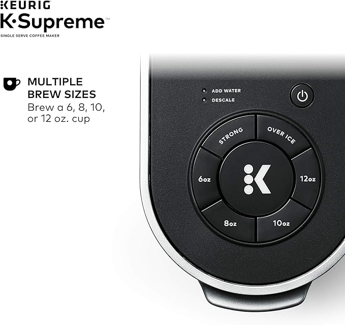 Keurig K-Supreme Single Serve Coffee Maker with Lavazza Classico, Medium Roast, 32 K-Cup Pods