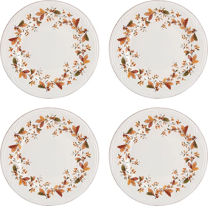 Pfaltzgraff Autumn Berry 16 Piece Dinnerware Set, Service for 4, Multi Colored