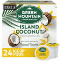 Green Mountain Coffee Roasters Island Coconut, Single-Serve Keurig K-Cup Pod, Flavored Light Roast Coffee, 24 Count (Pack of 1)