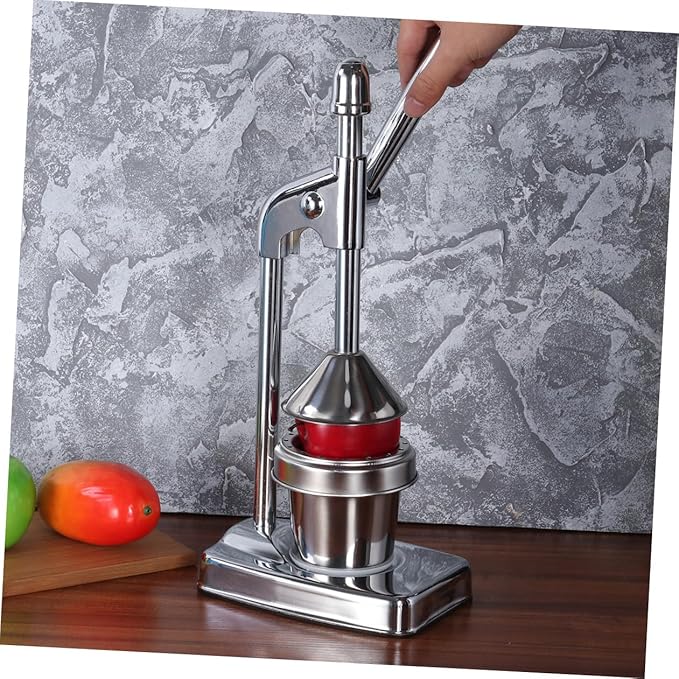 SOLUSTRE Manual Citrus Juicer Extractor Fruit Machine Stainless Steel Lever Press