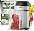 InstaSeal Food Vacuum Sealer Machine, Upright Food Saver Vacuum Sealer Machine Allows to Vacuum Seal Liquids, Food Sealer Vacuum Sealer for Food Saves & Keeps Food Fresh Longer As Seen on TV Products
