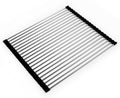 HOUZER RO-1600 - Stainless Steel Rolling Mat for Novus Series Kitchen Sinks, Multipurpose Rack for Drying Dishes, Washing Fruit, or Holding Utensils, Durable Sink Accessory