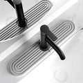 eormoe Kitchen Faucet Mat - Diatomite Splash Guard for Sink, Quick-Drying Water Absorbing Stone Tray [Grey, 17.7" x 3.9"]