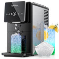 CyberChill Nugget Ice Maker Dispenser, 40lbs Per Day Countertop Pebble Ice Machine with Touch Free Ice Dispensing, Self-Cleaning, Chewable Sonic Ice for Home, Kitchen, Office