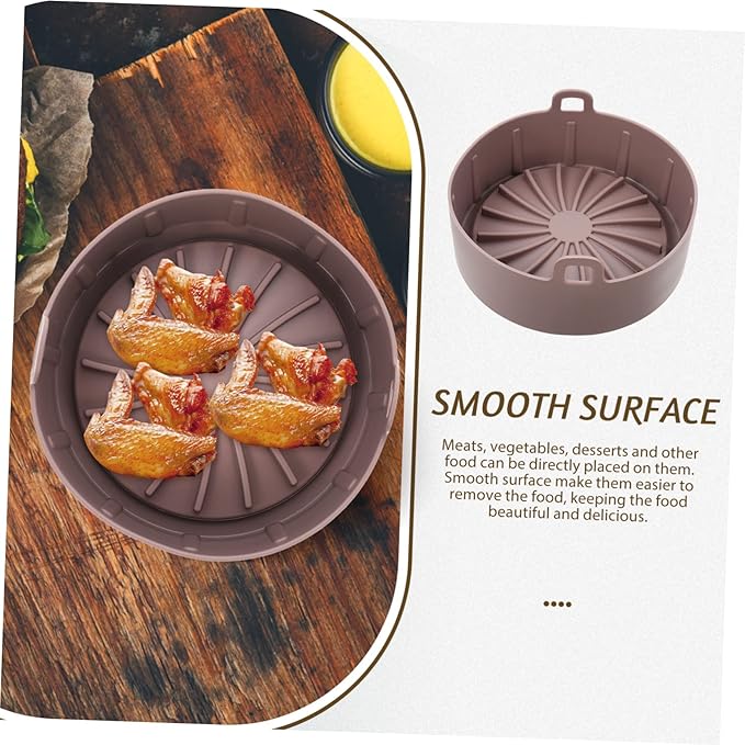 Air Fryer Silicone Liners Reusable Oven Liner for Bottom of Oven Air Fryer Silicone Pot Pad for Prevents Sticking Easy Cleaning