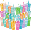 Uiifan 30 Pcs Inspirational Cups Bulk Appreciation Gifts for Employee Coworker Staff Team Thank You Gifts, Office Prizes for Adults Work Party Favors, Associates, Giveaways (Pastel Color)
