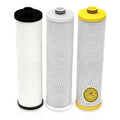 Aquasana 3 Stage Max Flow Replacement Filters | WQA Certified to NSF Standards | Claryum Under Sink Water Filter | Reduces Up to 99.99% of PFAS, Microplastics, Lead & Chlorine | AQ-5300+R | AQ-C3M-R