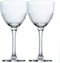 Amehla "Hive Glass Honeycomb Nick & Nora Cocktail Glasses, 5oz Coupe Martini, Manhattan, Bee's Knees Craft Cocktails Glass (Pack of 2)