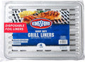 Kingsford Disposable Grill Liners, Heavy Duty Aluminum Foil Grill Toppers for Outdoor BBQ Grills, Helps Prevent Food and Sauce Falling Through Grates, 16 x 11.75 in, 4 Count