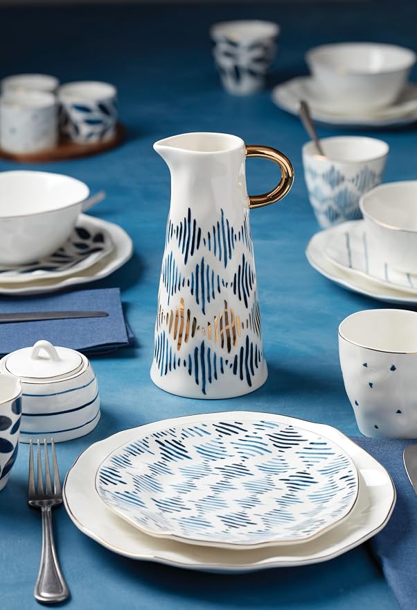 Lenox Blue Bay Medium Pitcher, 2.03