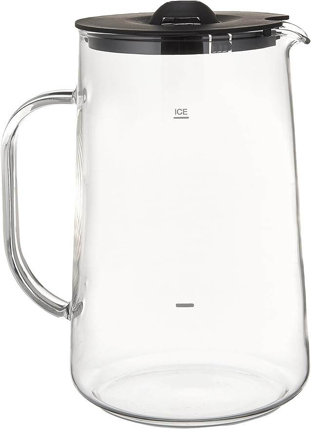 Capresso 6624 Ice Tea Glass Pitcher, 80 oz. (2.5 Qt.)