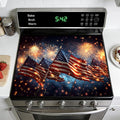 Stove Top Covers for Electric Stove: Independence Day Heat Resistant Protector Glass Stove Top Expands Counter Space, Stylish Kitchen Decor 28.5'' × 20.5''