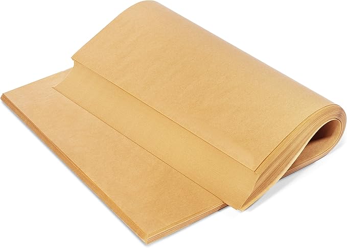 Parchment Paper Baking Sheets Unbleached Non-Stick Precut 12x16 Inches Will Not Curl Pack of 200