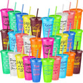 Uiifan 30 Pcs Inspirational Cups Bulk Appreciation Gifts for Employee Coworker Staff Team Thank You Gifts, Office Prizes for Adults Work Party Favors, Associates, Giveaways (Vibrant Color)
