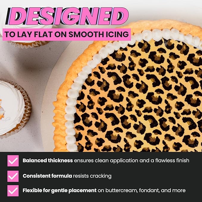 paper2eat Frosting Sheets Premium 8.5“ x 11“ – 24 count – White Edible Icing Sheets - Kosher Certified