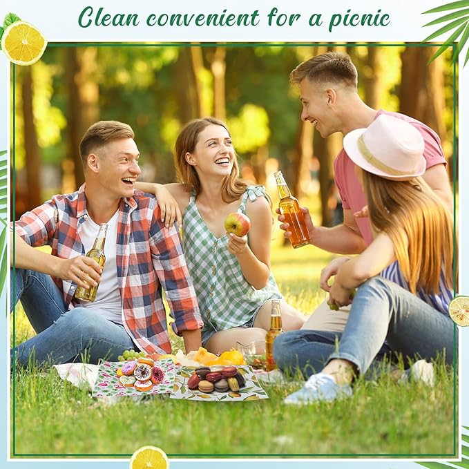 Reallnaive 960 Pcs Summer Theme Wax Paper Sheets 12 x 12 Inch Parchment Deli Tissue Paper Sandwich Wrapping Sheets Food Basket Liners for Kitchen Restaurant Baking Supplies, 6 Styles