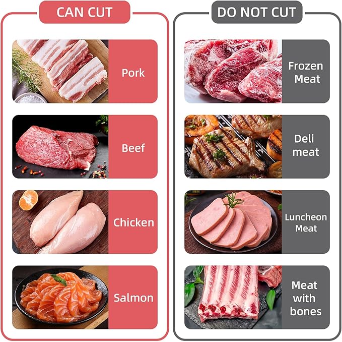 Meat Slicer for Fresh Raw Meat, Manual Cutter Slicer, 17 Blades Once Get 18 Slices, can Slicing Shredding (2 or 4 mm), Meal Prep, Beef Pork Mutton for Home Cooking BBQ Hot Pot -Black
