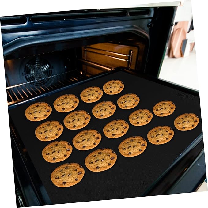 LABRIMP 9pcs Non-stick Oven Liners Reusable Baking Mats for Easy Cleanup High-temperature Resistant Cooking Fit for Ovens and Grills