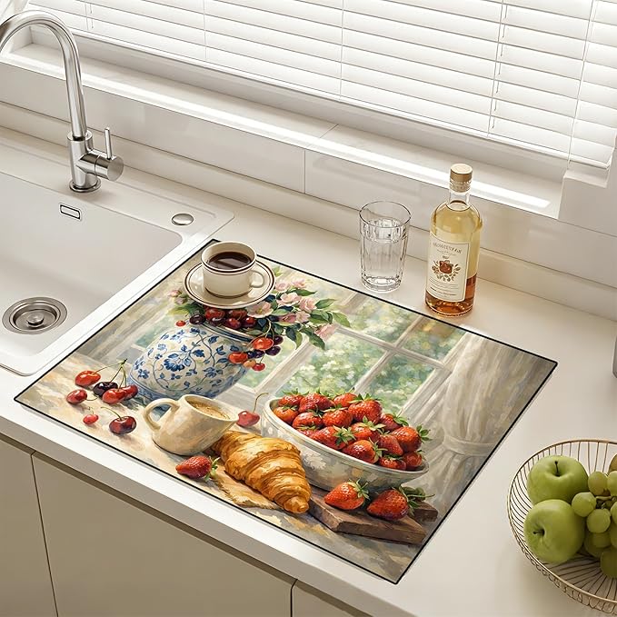 Stove Top Covers for Electric Stove: Heat Resistant Protector Glass Stove Top Expands Counter Space, Stylish Kitchen Decor 28.5'' × 20.5''