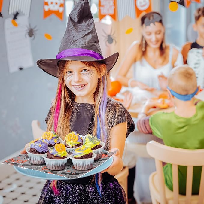Reallnaive 600 Pcs Halloween Theme Wax Paper Sheets 12 x 12 Inch Parchment Deli Tissue Paper Sandwich Wrapping Sheets Food Basket Liners for Kitchen Restaurant Baking Supplies, 6 Styles