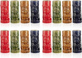LEMONSODA Ceramic Hawaiian Tiki Glasses (Ceramic, Set of 16)