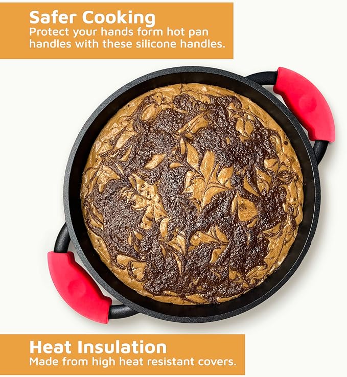 Jean-Patrique The Whatever Pan Cast Aluminum Griddle Pan for Stove Top - Lighter than Cast Iron Skillet Pancake Griddle with Lid - Nonstick Stove Top Grill Pan (11.8")